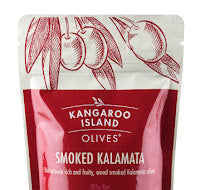 100% Australian Kalamata Olives, Wood Smoke