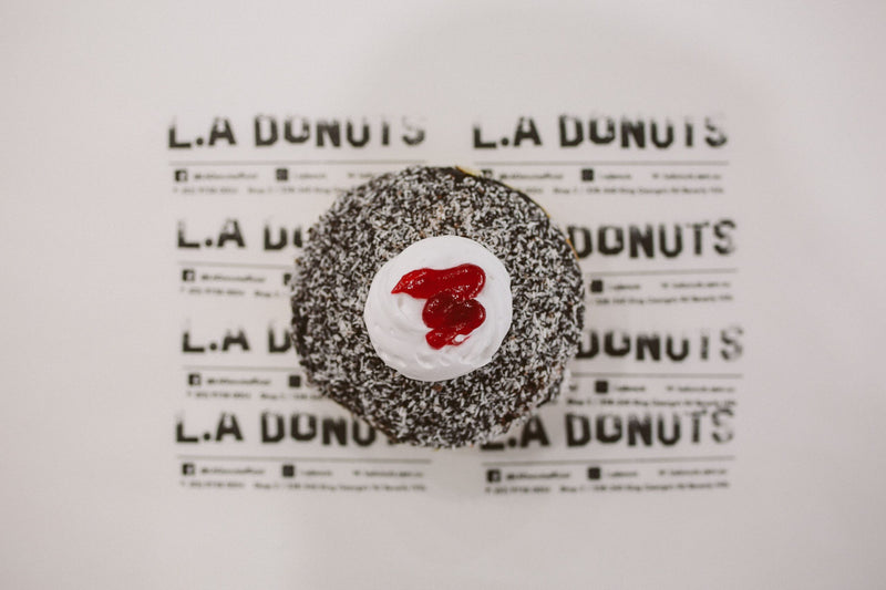 Lamington Vegan Donut