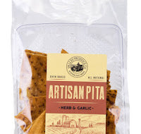 Valley Produce Company Artisan Pita Herb & Garlic 100g